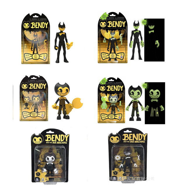 Game INK Bendy Glow in Dark Characters Vinyl Figure Model Toys for Children  - AliExpress